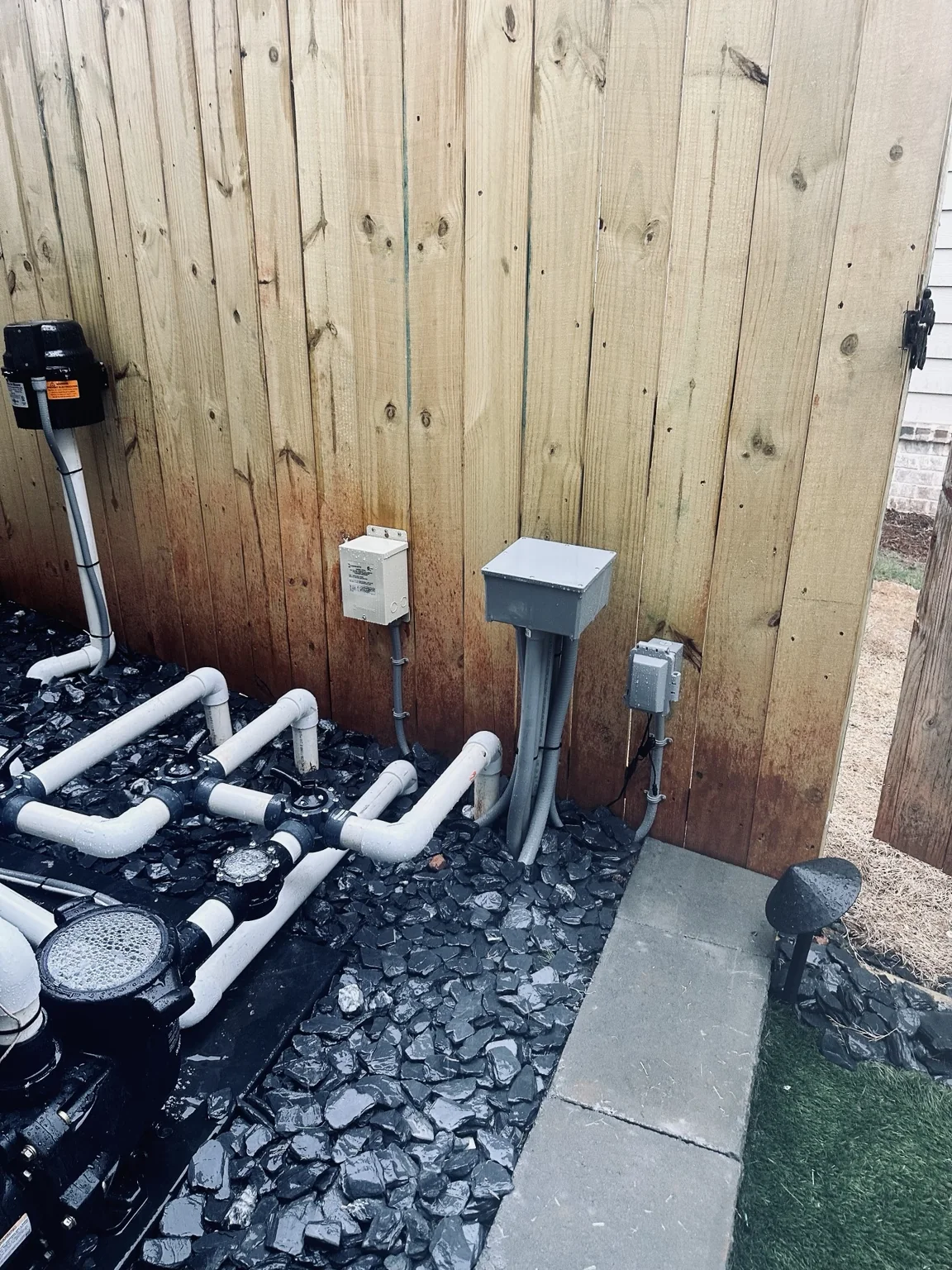 Pool equipment wiring